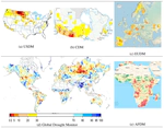 A global near-real-time soil moisture index monitor for food security using integrated SMOS and SMAP