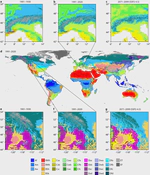 High-resolution (1 km) Köppen-Geiger maps for 1901–2099 based on constrained CMIP6 projections